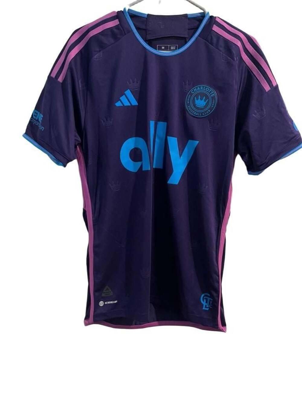 Adidas Charlotte FC 2023 Crown Jewel Kit MLS Soccer Jersey Medium New with Tags
